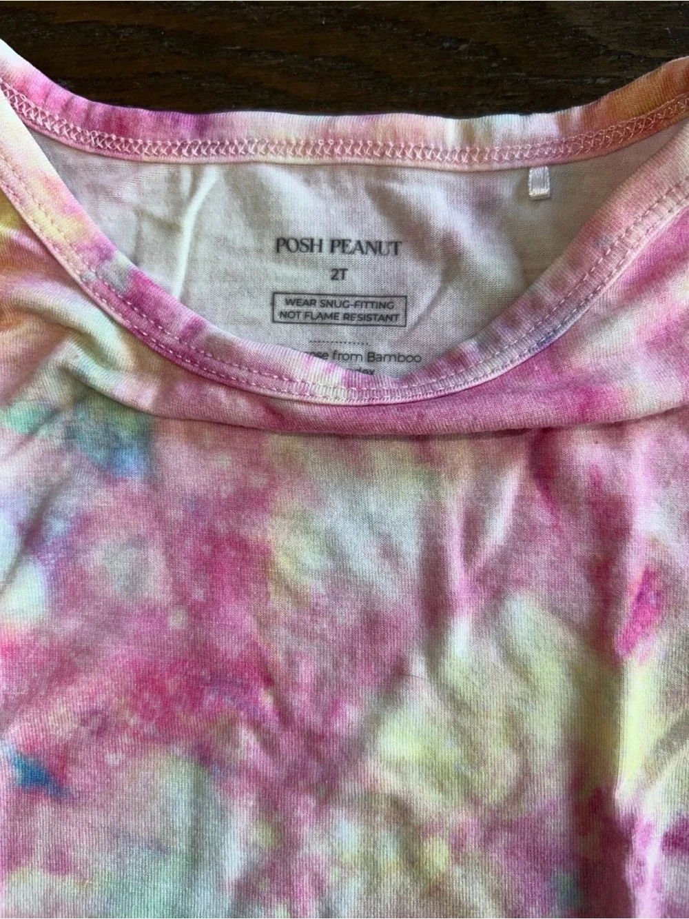 Posh Peanut Joplin 2 Piece Ruffle Short Sleeves and Short PJ Set 2T